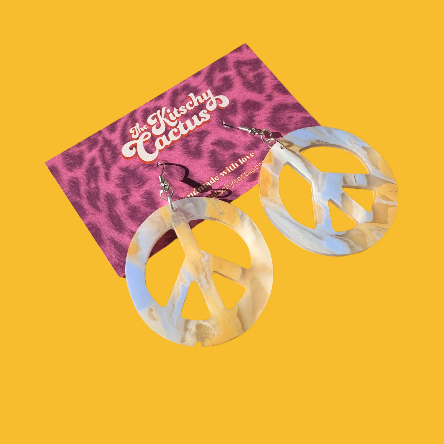 Peace Sign Earrings - The Kitschy Cactus