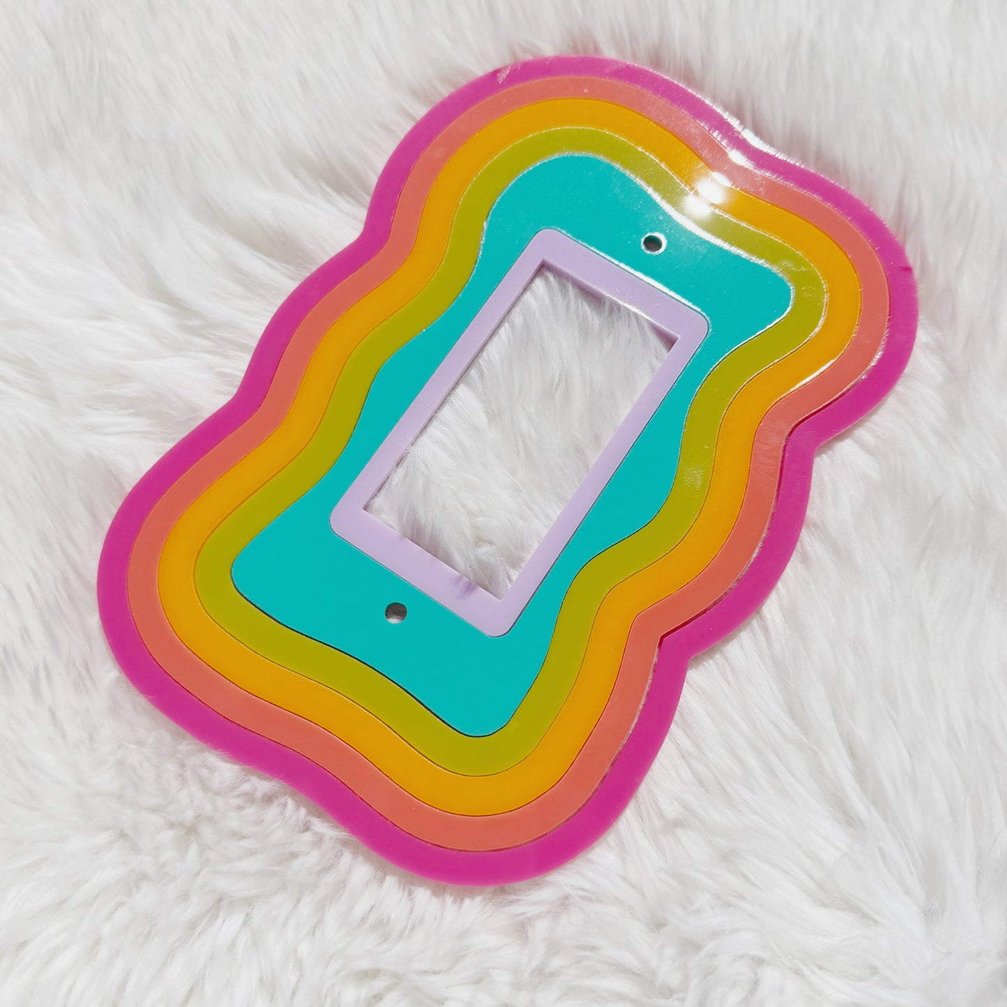Rainbow Light Switch Cover (Rocker Style)