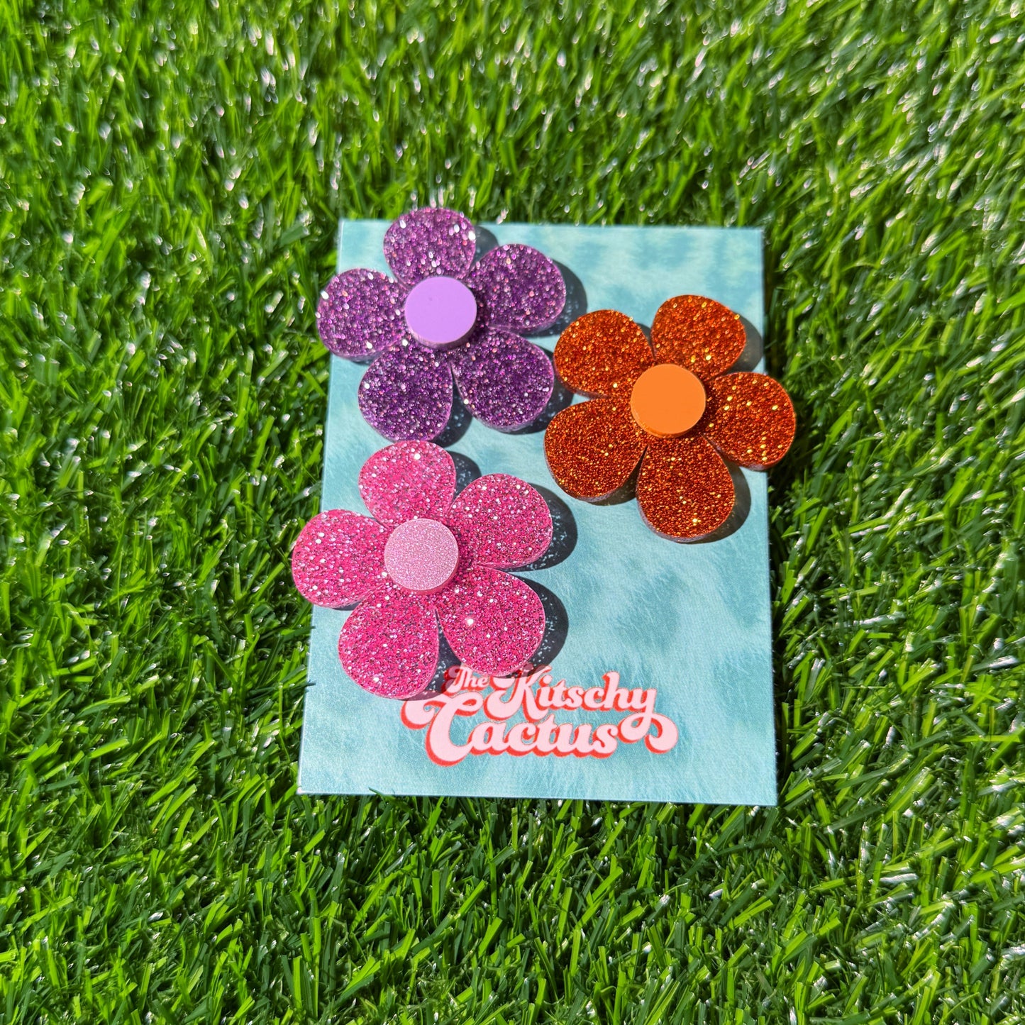Flower Power Magnets (Set of 3)