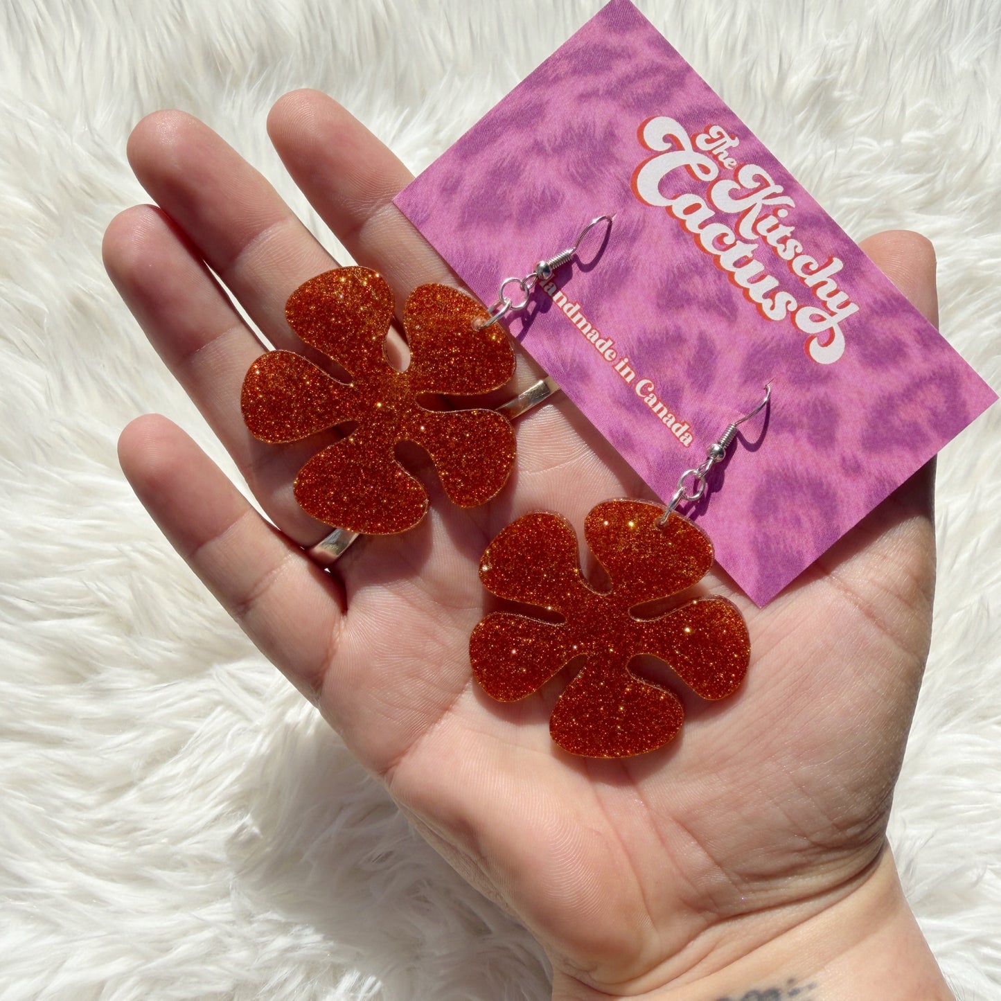 Oh, behave! (orange glitter)