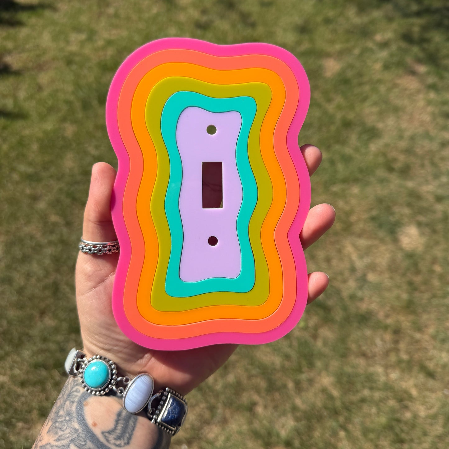 Rainbow Light Switch Cover