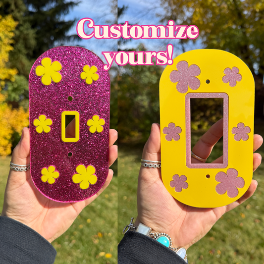 Custom Light Switch Cover (2 colours)