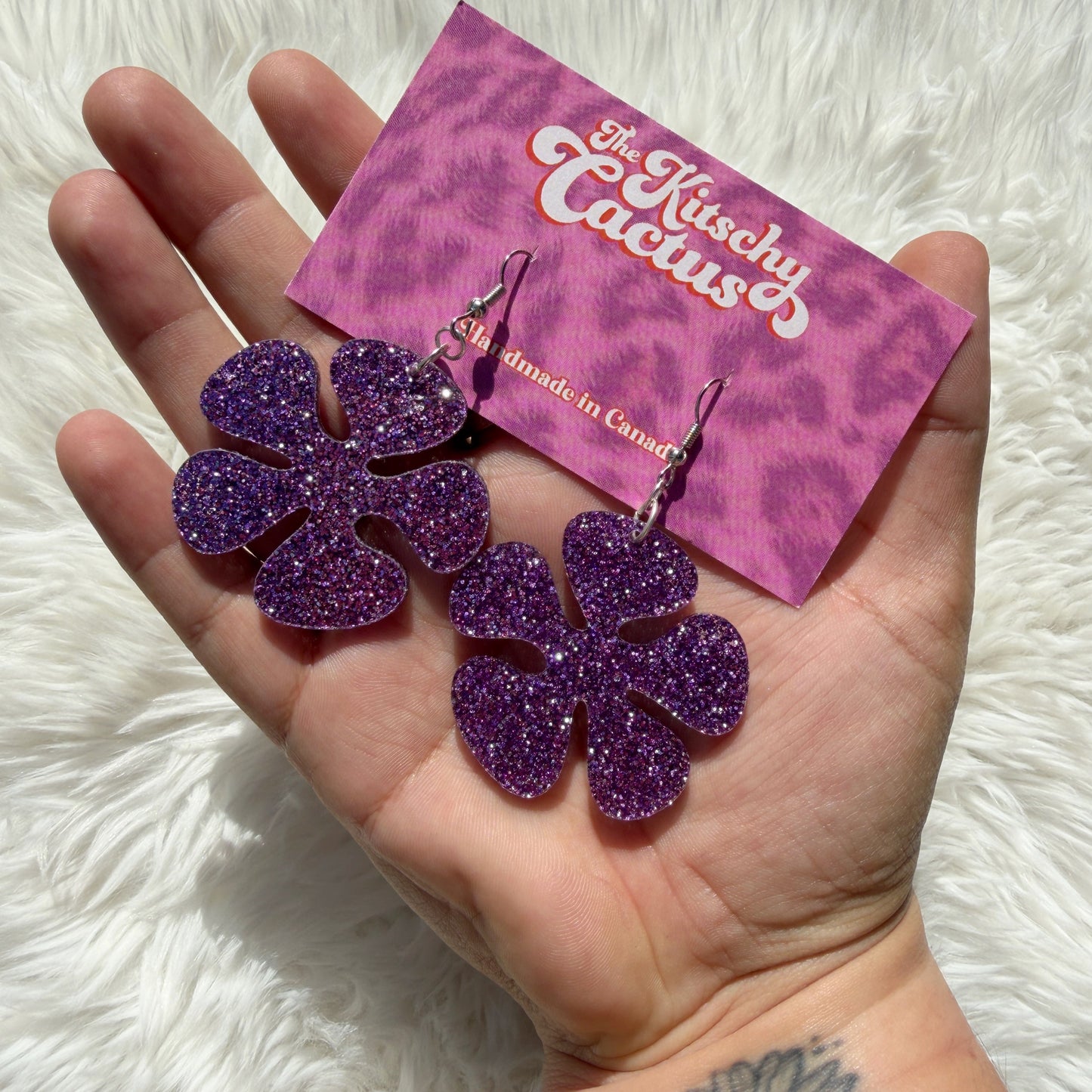 Oh, behave! (purple glitter)