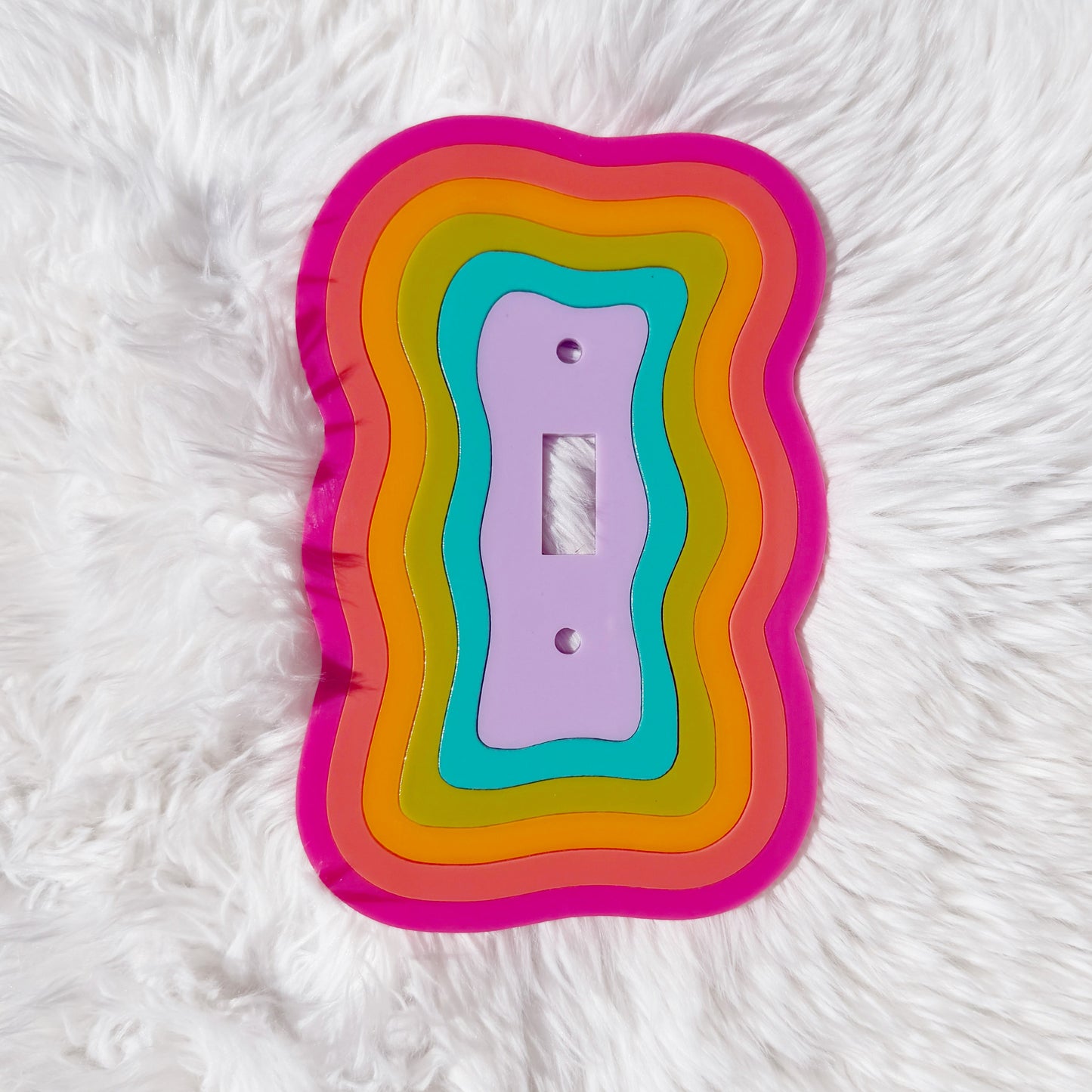 Rainbow Light Switch Cover
