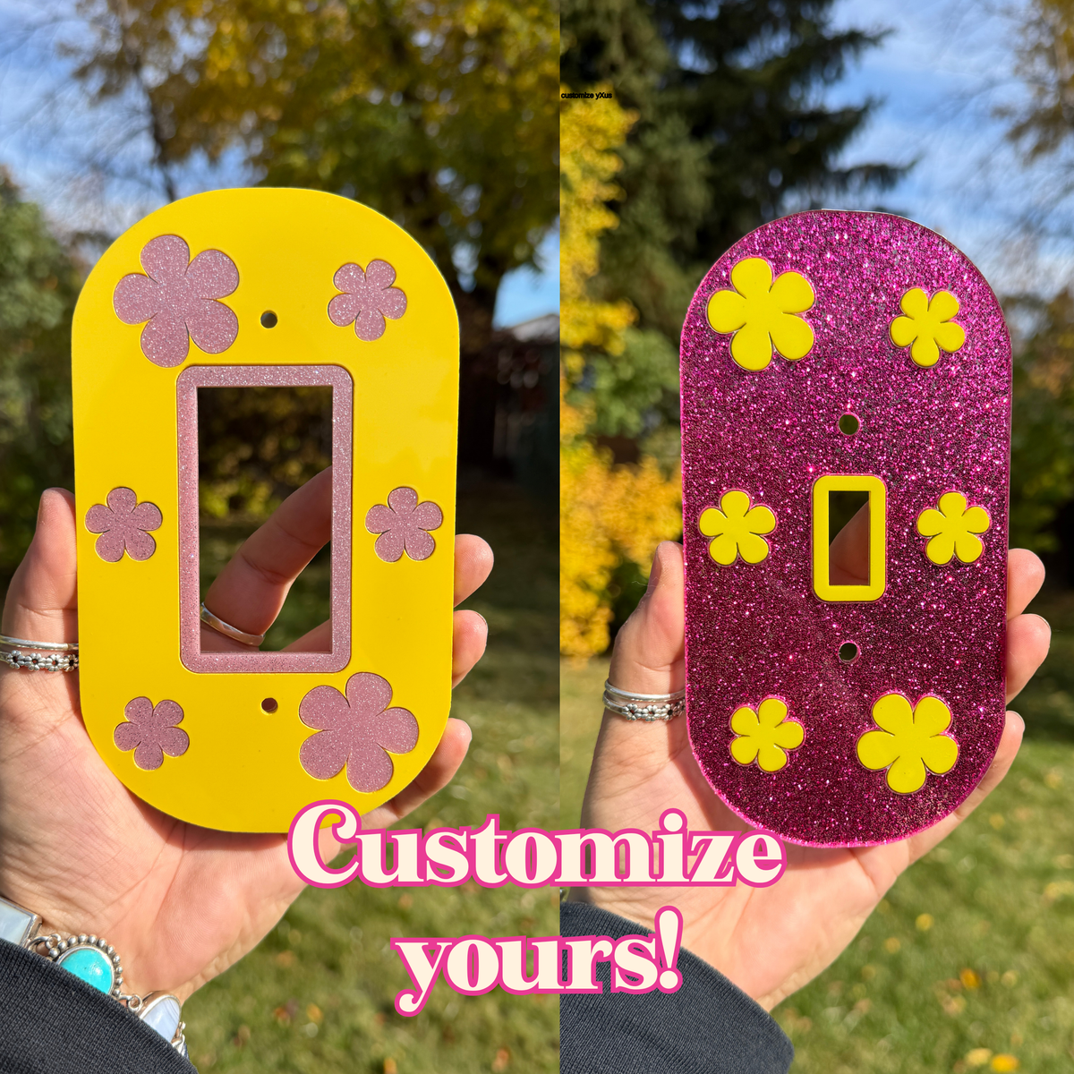Custom Light Switch Covers (2 colours)