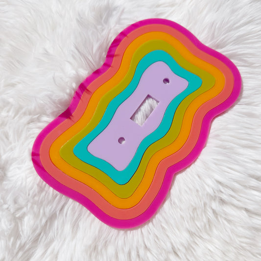 Rainbow Light Switch Cover