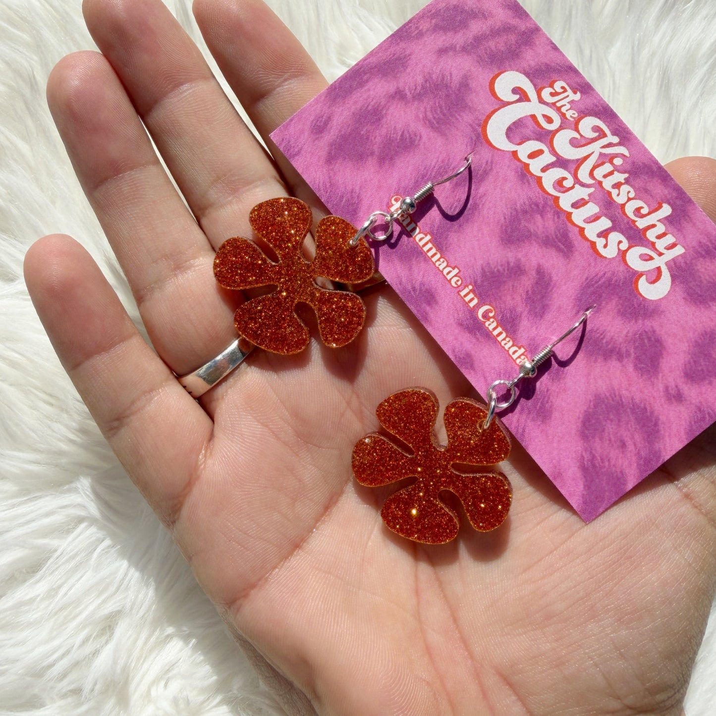 Oh, behave! (mini-orange glitter)