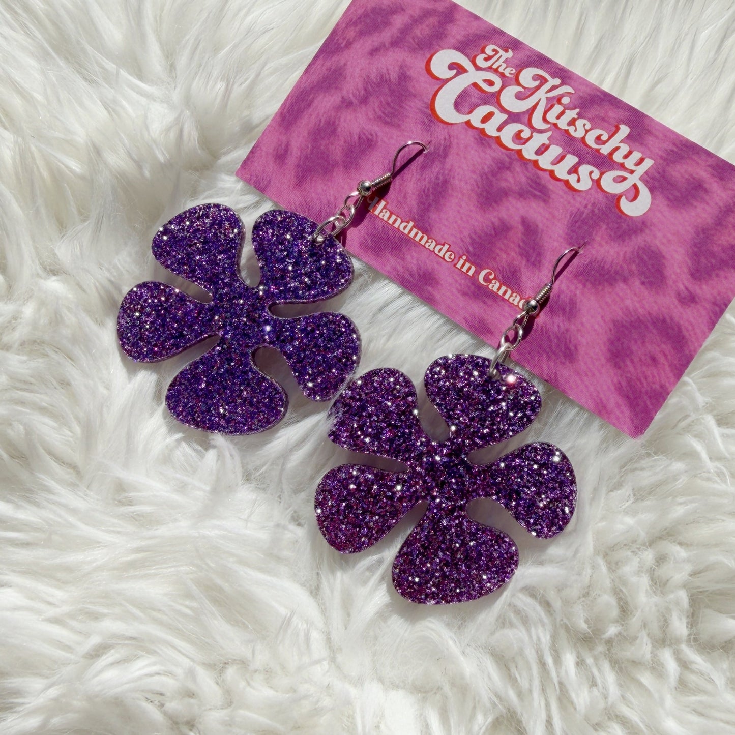 Oh, behave! (purple glitter)