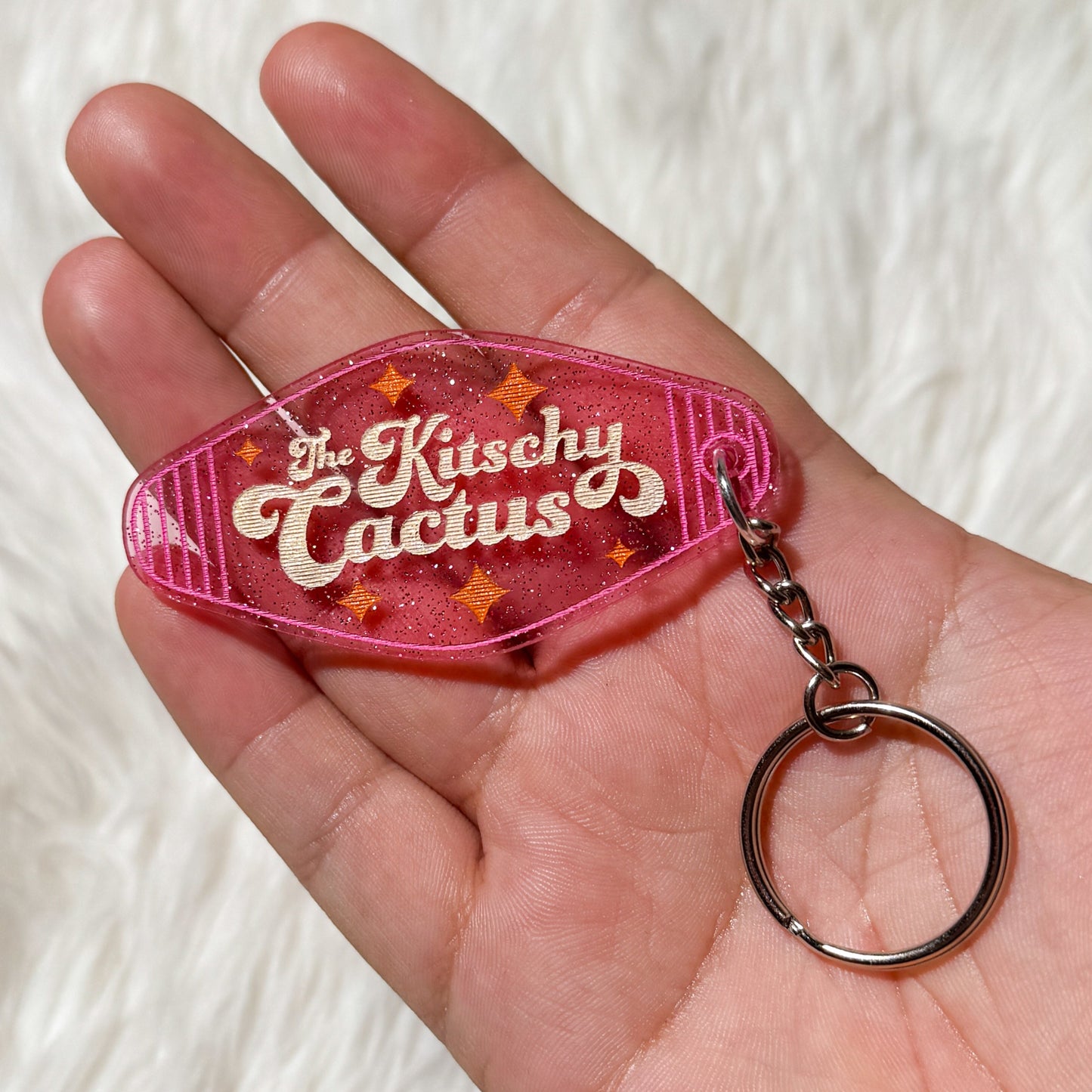 Kitschy Cactus (keychain)