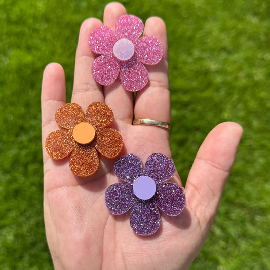 Flower Power Magnets (Set of 3)