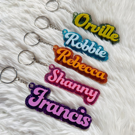 Custom Name Keychain