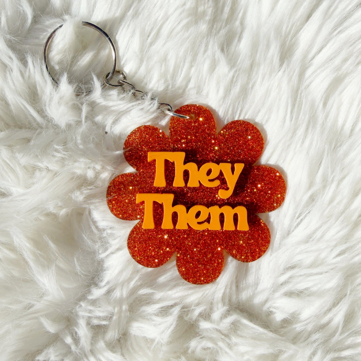 Pronoun Keychains