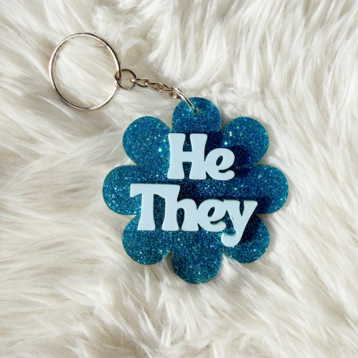 Pronoun Keychains