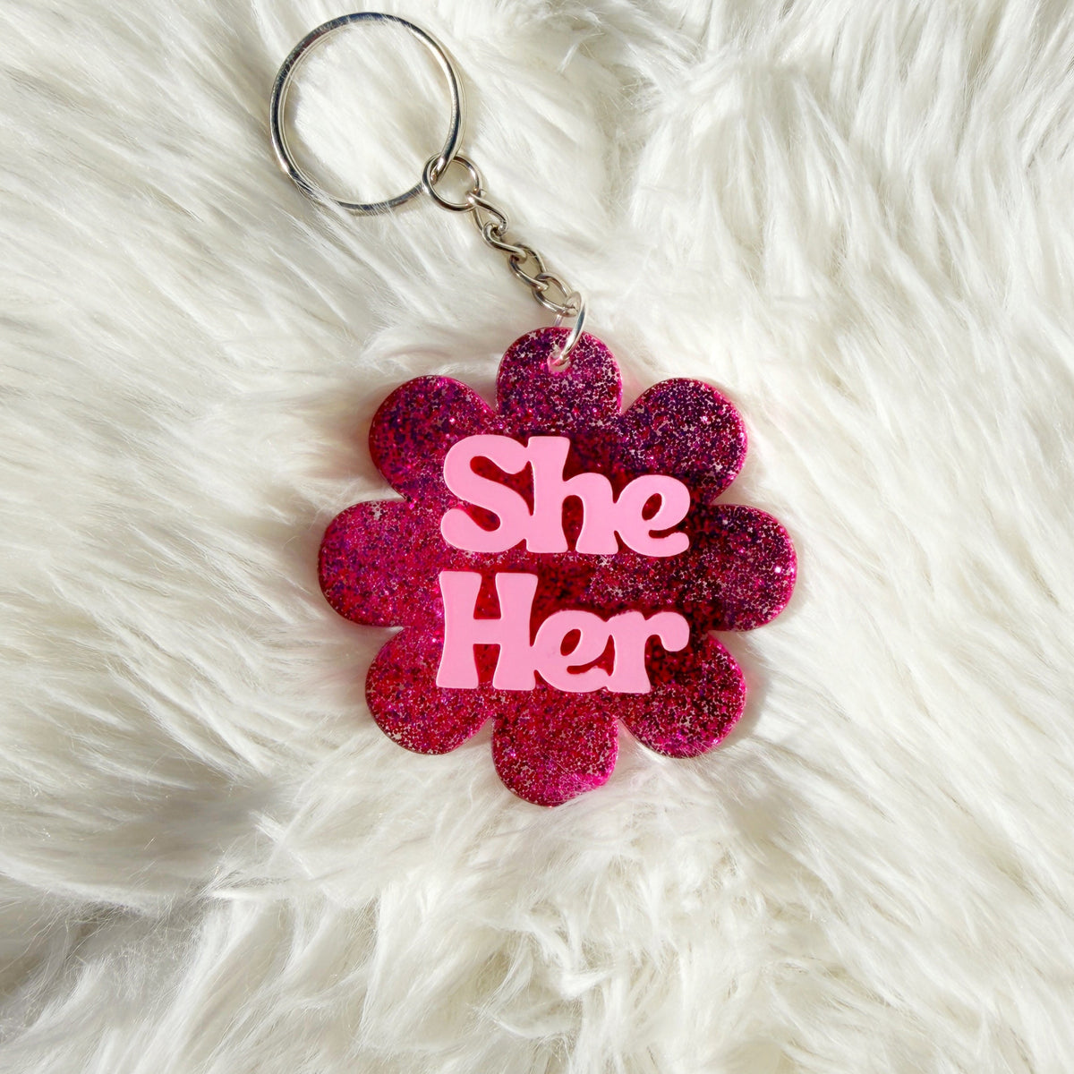 Pronoun Keychains