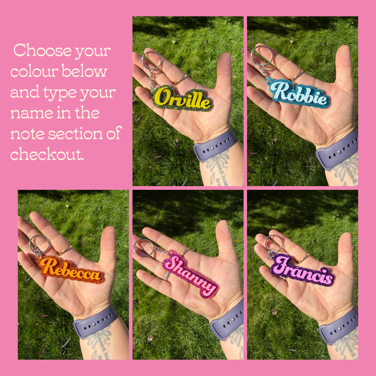 Custom Name Keychain